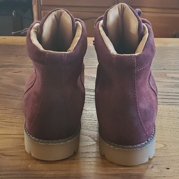 Birkenstock Jackson Ochre Suede Lace Up Boot. Women’s size 5.5, size EU 36 - Picture 3 of 9